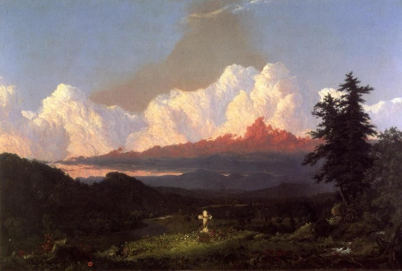 Frederic Edwin Church To the Memory of Cole oil painting image